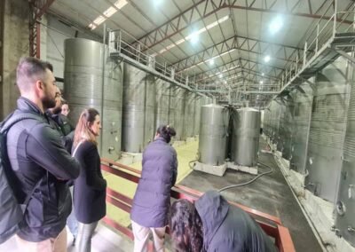 Viña Santa Rita Tour: Tanques de fermentación y proceso de elaboración