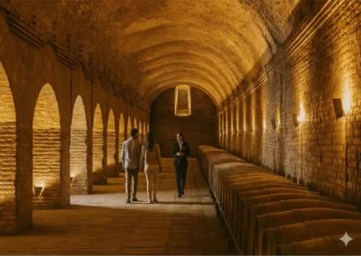 Casona histórica de la familia Cousiño Macul y entrada al tour guiado