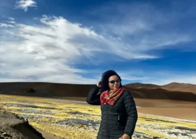 bofedal de quepiaco en la ruta de los salares san pedro de atacama