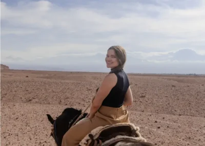 Cabalgatas en el desierto de Atacama al atardecer