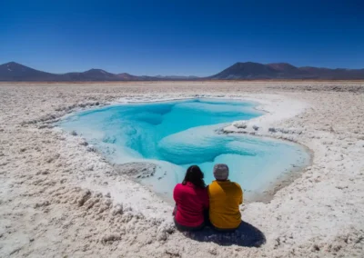 salar altiplanico en la ruta de los salares san pedro