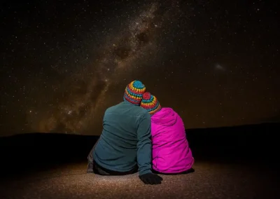 Astrofotografía en el tour astronómico San Pedro de Atacama bajo la Vía Láctea