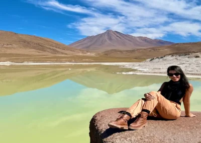 lagunas altiplánicas Miscanti y Miñiques en tour piedras rojas y lagunas altiplánicas