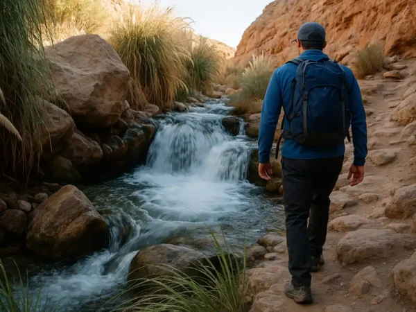 Trekking Purilibre en San Pedro de Atacama con caminata entre cactus y pozones termales del río Vilama